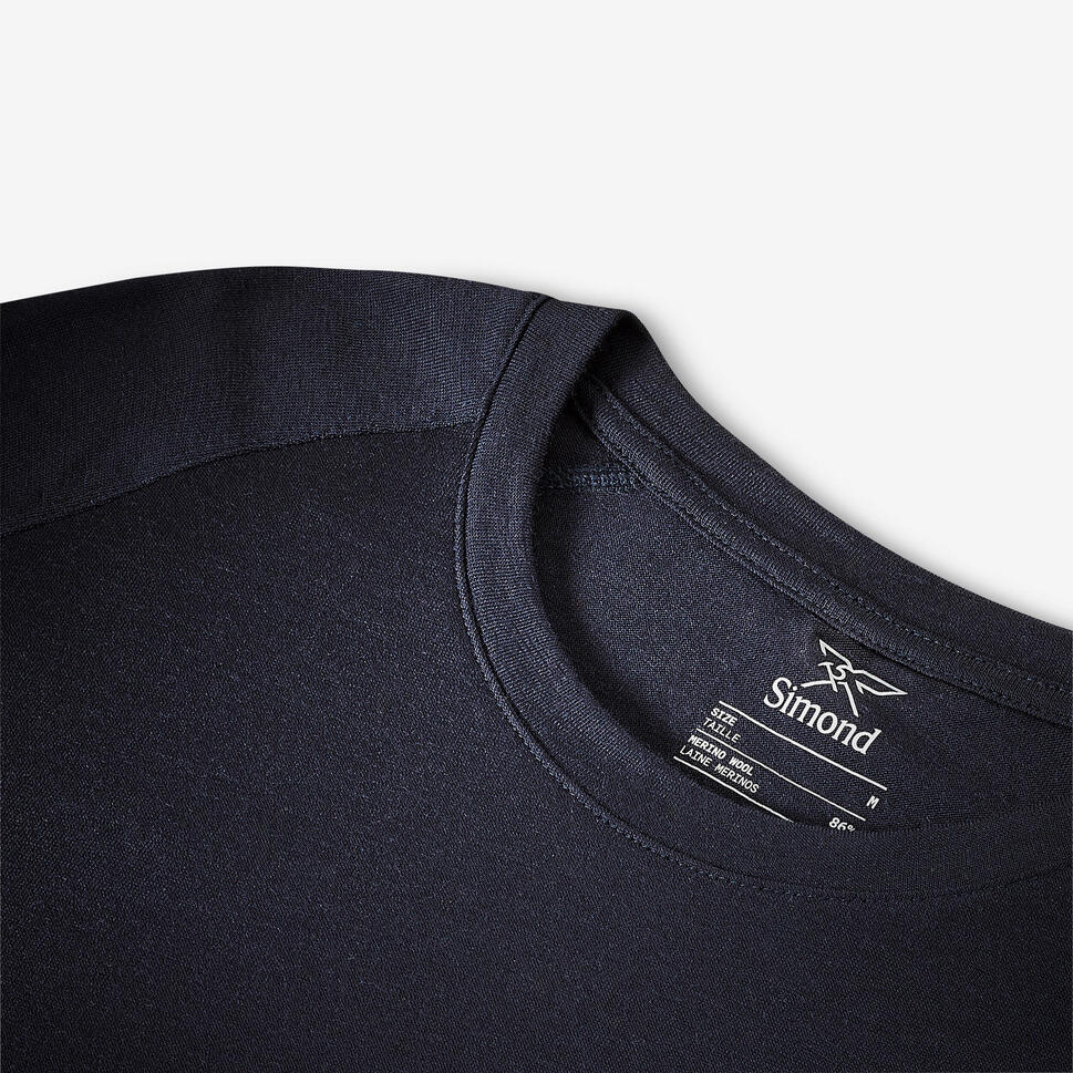 Simond Men's Long-Sleeved Merino Wool Shirt
