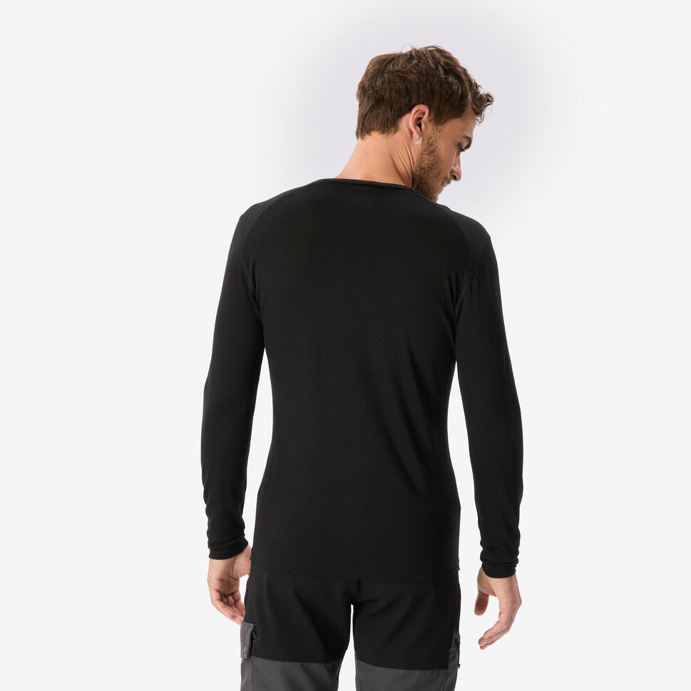 Simond Men's MT500 Long-sleeve 100% Merino Wool T-shirt