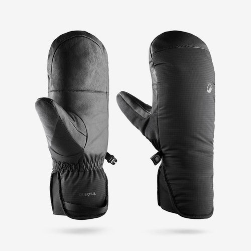 Adults’ warm ski mittens SKI500 - Black