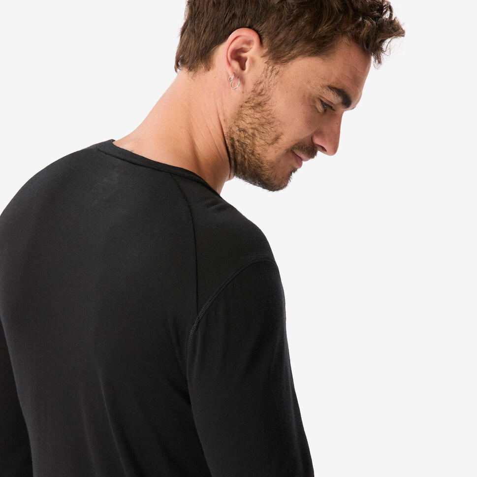 Simond Men's MT500 Long-sleeve 100% Merino Wool T-shirt
