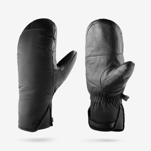 Adults’ warm ski mittens SKI500 - Black