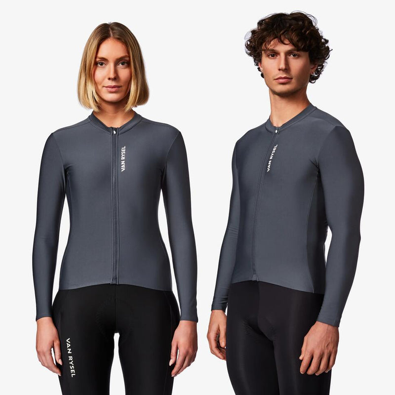 Van Rysel Unisex RCR 2 Long-Sleeved Fleece-Lined Cycling Jersey