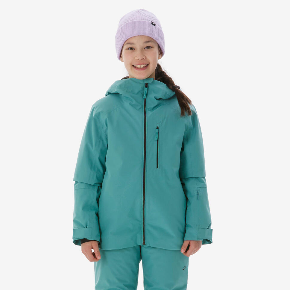 Quechua Kids’ 500 Insulated and Waterproof Ski Jacket 500, 6-14 years