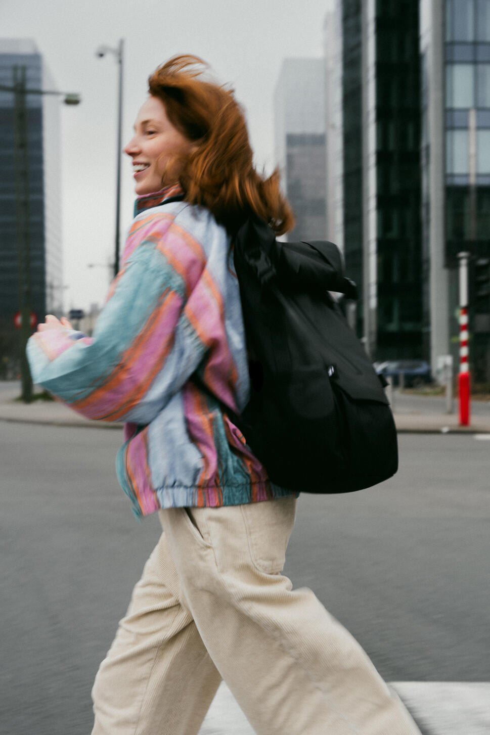 Roll-top backpack with laptop pocket, Commute 900 29L