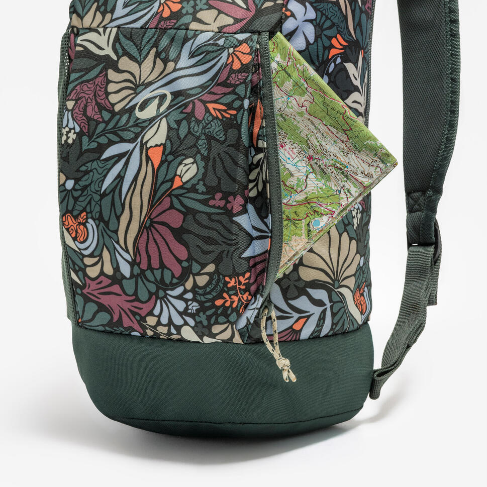 10 L hiking backpack, Arpenaz 100 - Flower