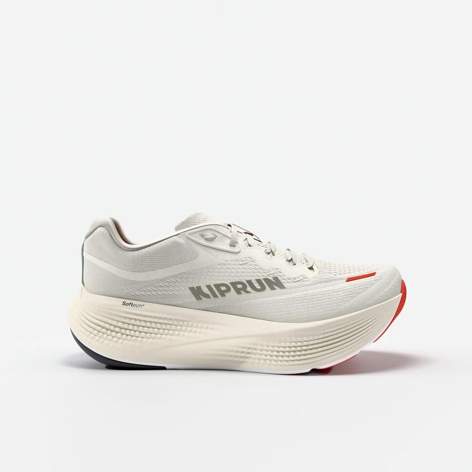 Kiprun Kipride Max Men's road running shoes - White/Orange