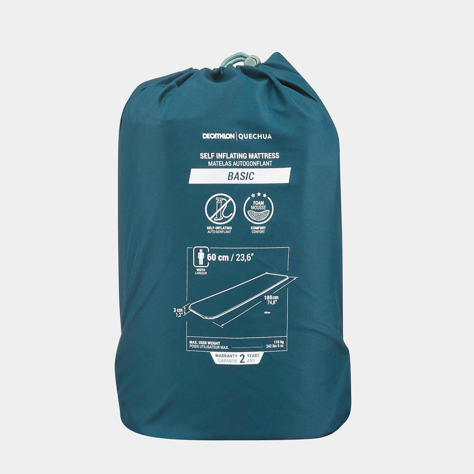 decathlon tent mattress Quechua Self-Inflating Camping Mattress