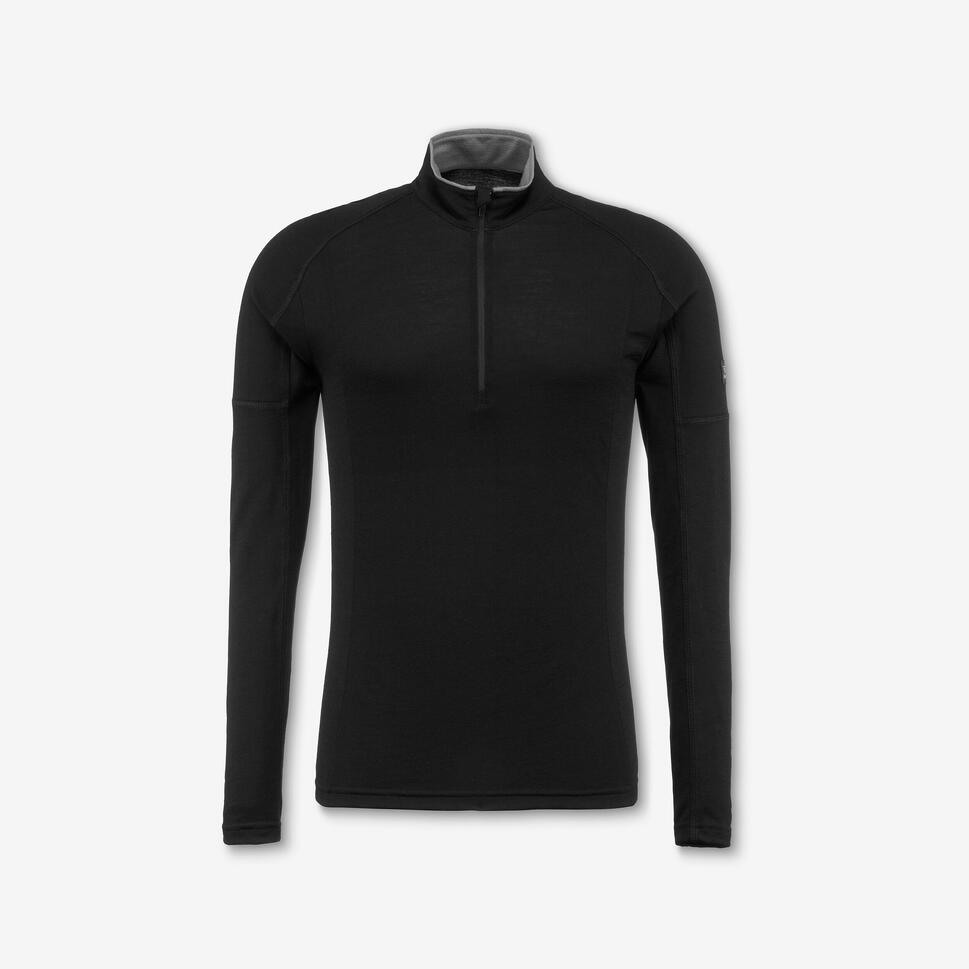 Simond Men’s 1/2 Zip  Long-Sleeved Merino Wool Shirt
