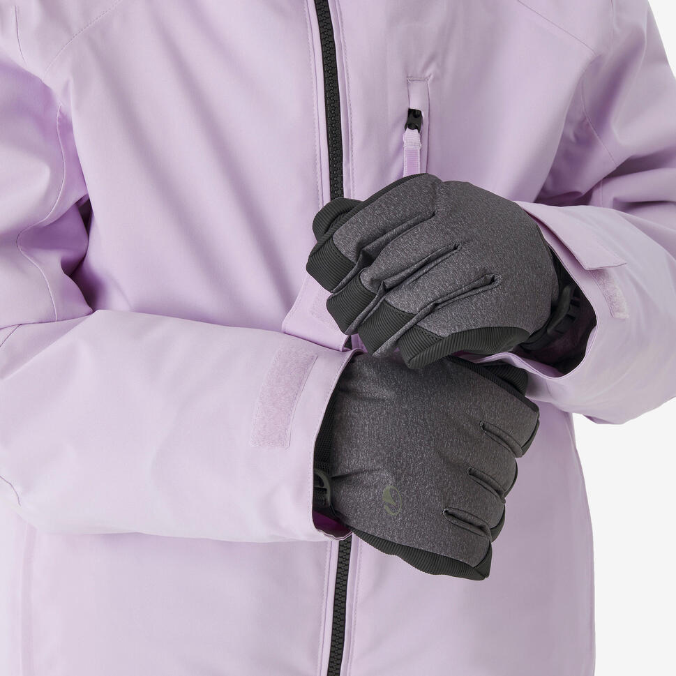 Quechua Kids’ 500 Insulated and Waterproof Ski Jacket 500, 6-14 years