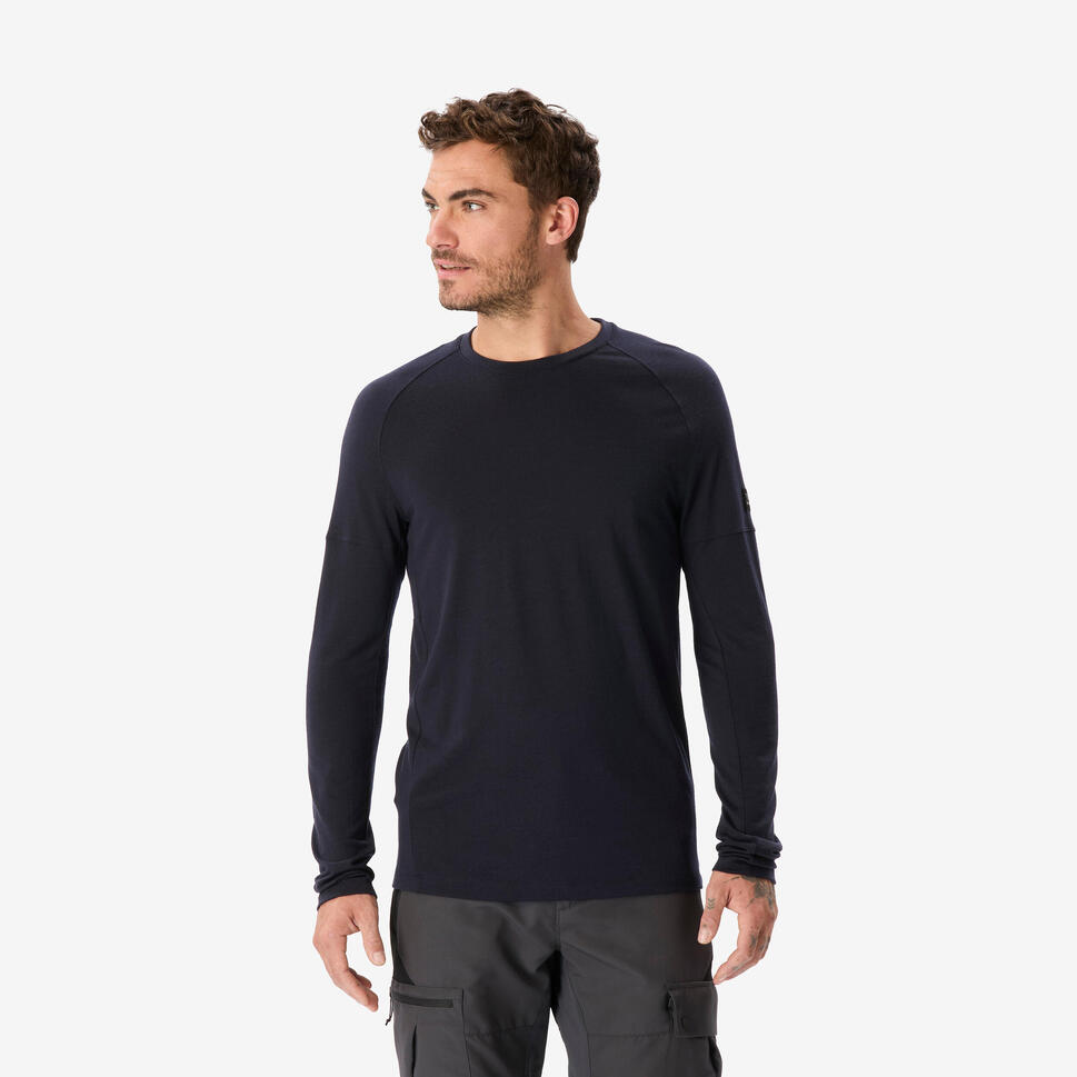 Simond Men's Long-Sleeved Merino Wool Shirt