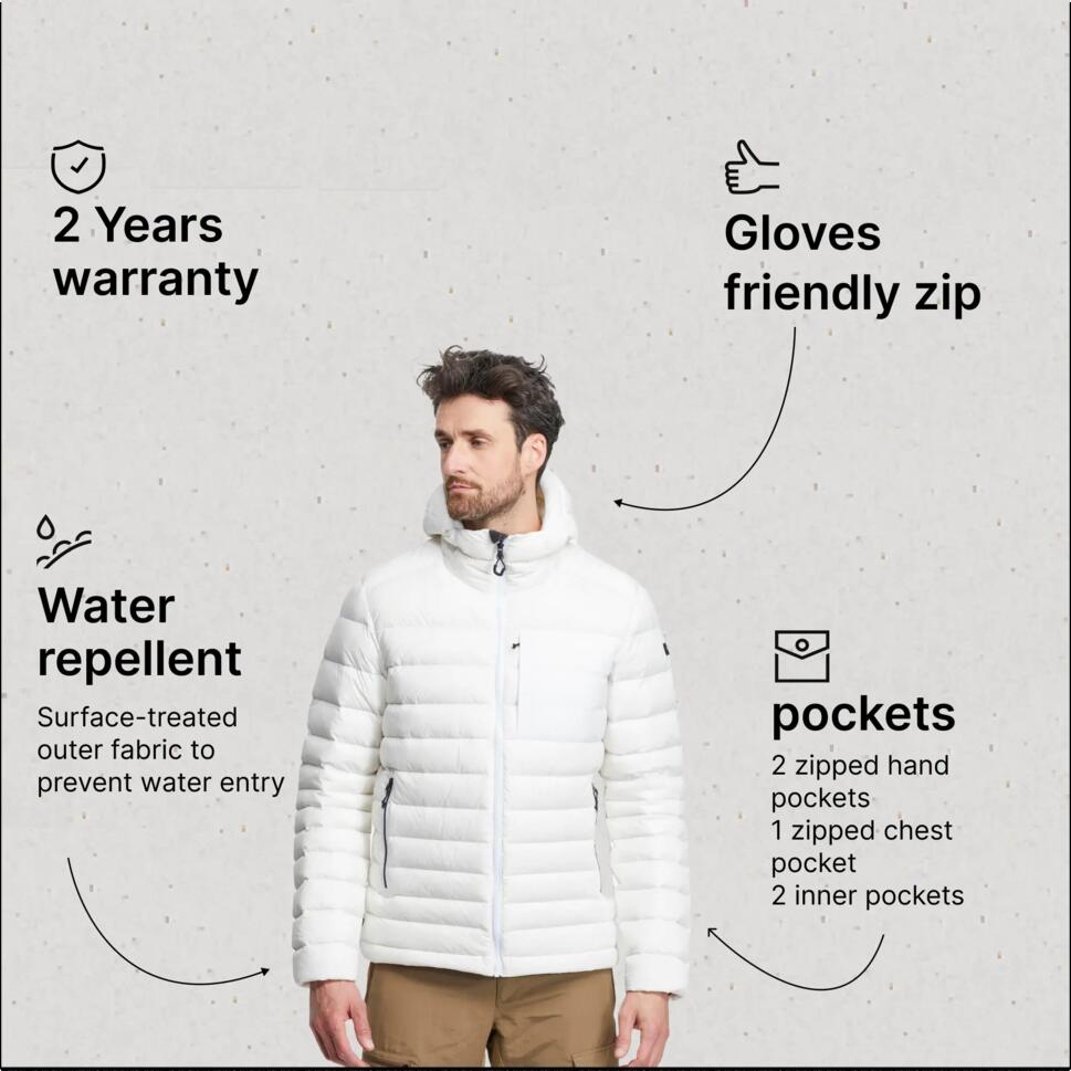 Simond Men’s MT500 Hooded Down Puffer Jacket