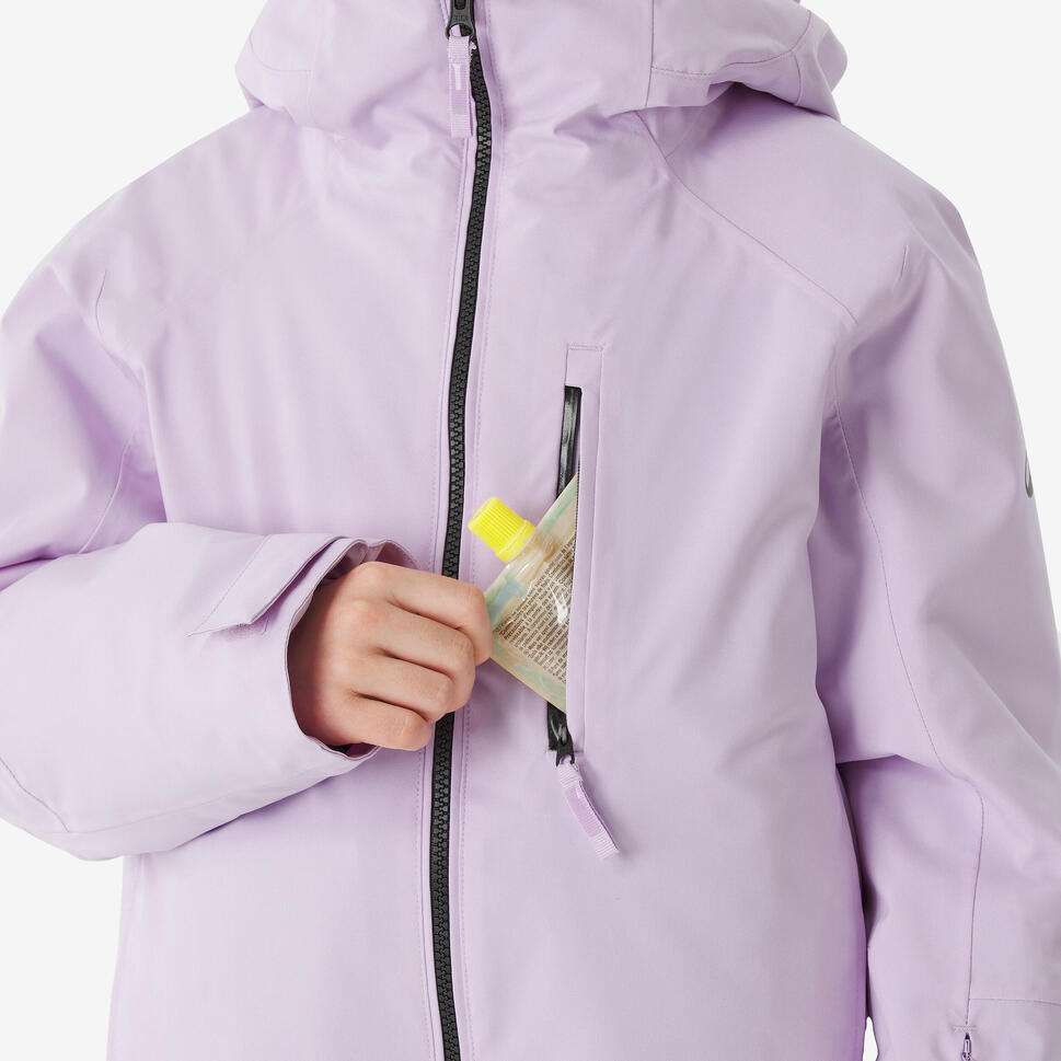 Quechua Kids’ 500 Insulated and Waterproof Ski Jacket 500, 6-14 years