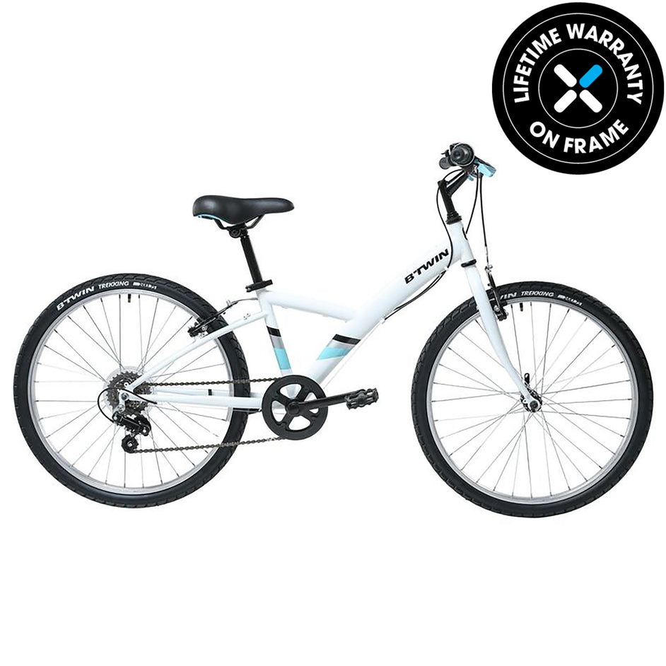 Btwin Original 100, Hybrid Bike, 24", Kids 4'5" to 4'11" Decathlon