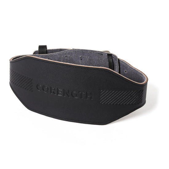 Corength, Leather Weightlifting Belt for Lower Back Support Decathlon